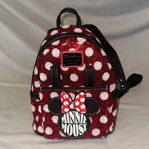 Minnie Mouse Sequin Loungefly Backpack-BRAND NEW WITH TAGS